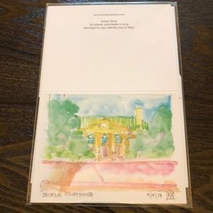 Andy Akard Watercolor Stationary Postcard